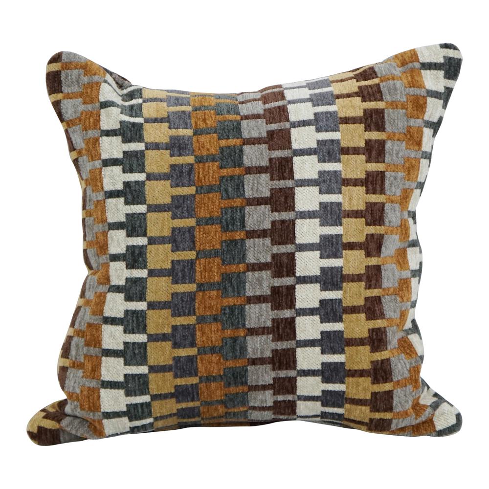 17-inch Jacquard Throw Pillows with Inserts (Set of 4)  9910-S4-ID-136. Picture 2