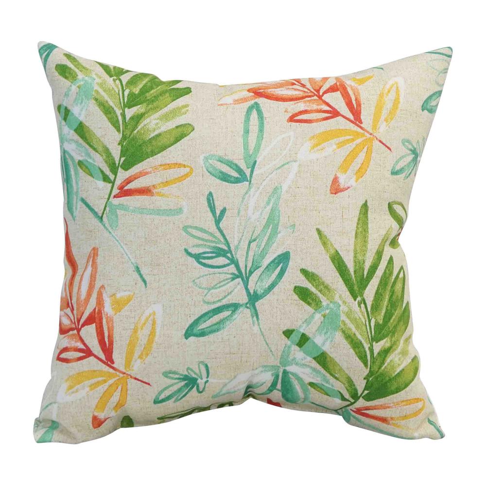 17-inch Square Polyester Outdoor Throw Pillows (Set of 4) 9910-S4-OD-117. Picture 2