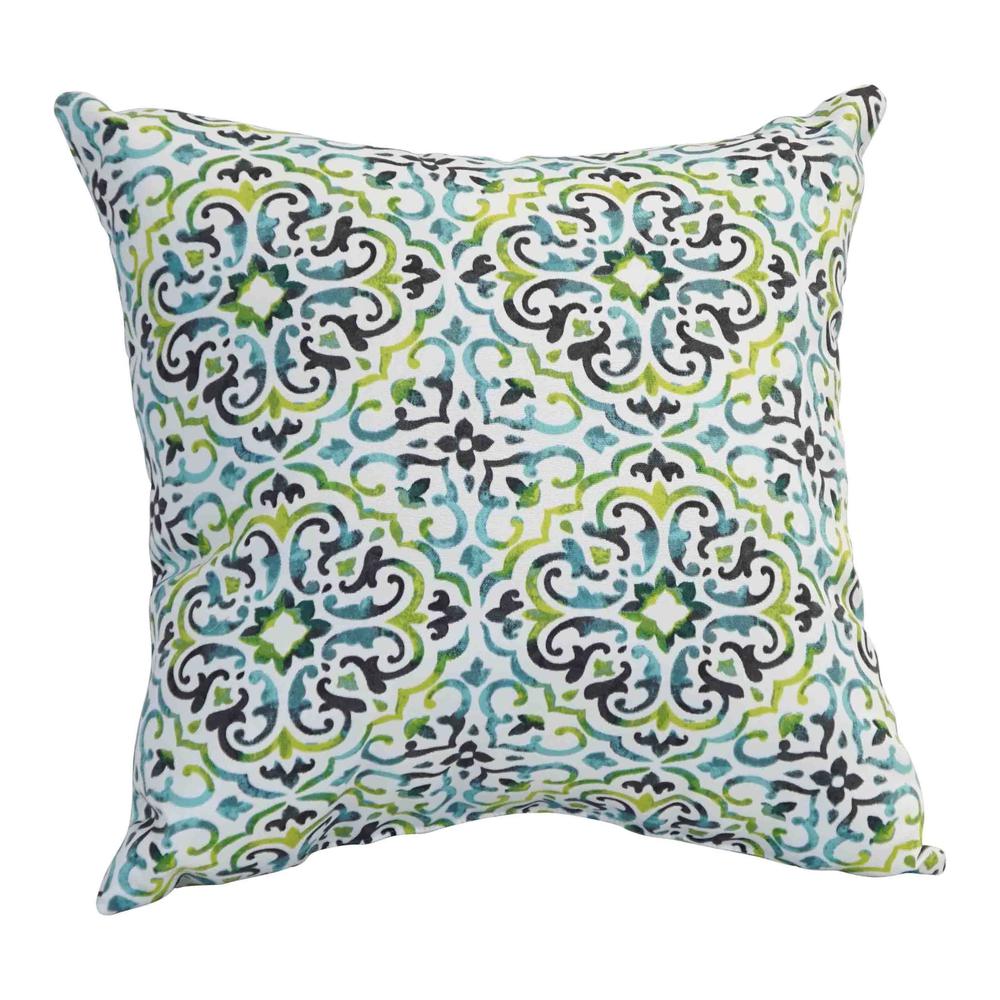 17-inch Square Polyester Outdoor Throw Pillows (Set of 4) 9910-S4-OD-118. Picture 2
