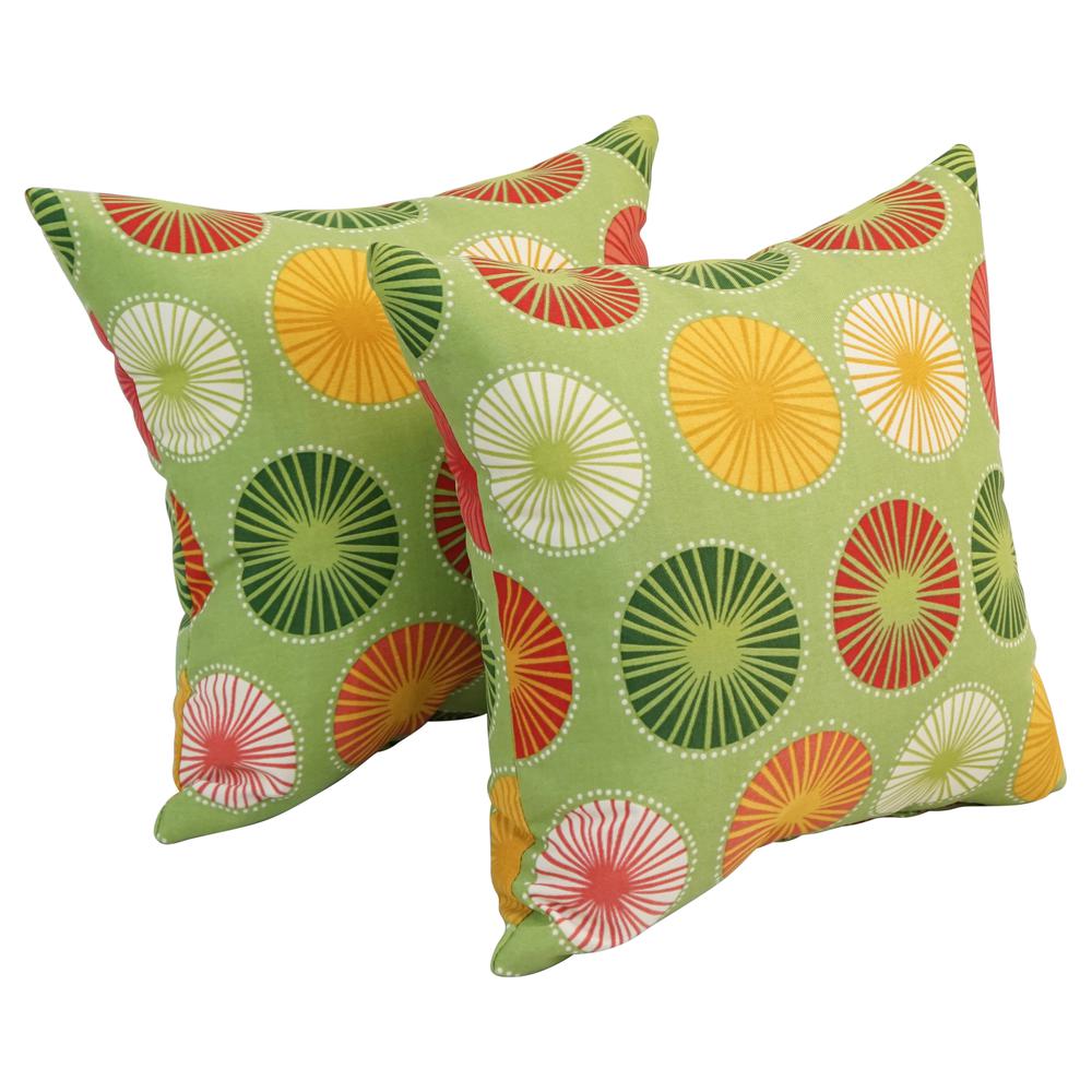 17-inch Square Polyester Outdoor Throw Pillows (Set of 4) 9910-S4-OD-127. Picture 1