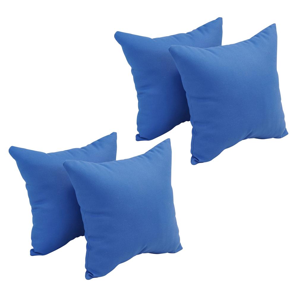 17-inch Square Polyester Outdoor Throw Pillows (Set of 4) 9910-S4-OD-134. Picture 1
