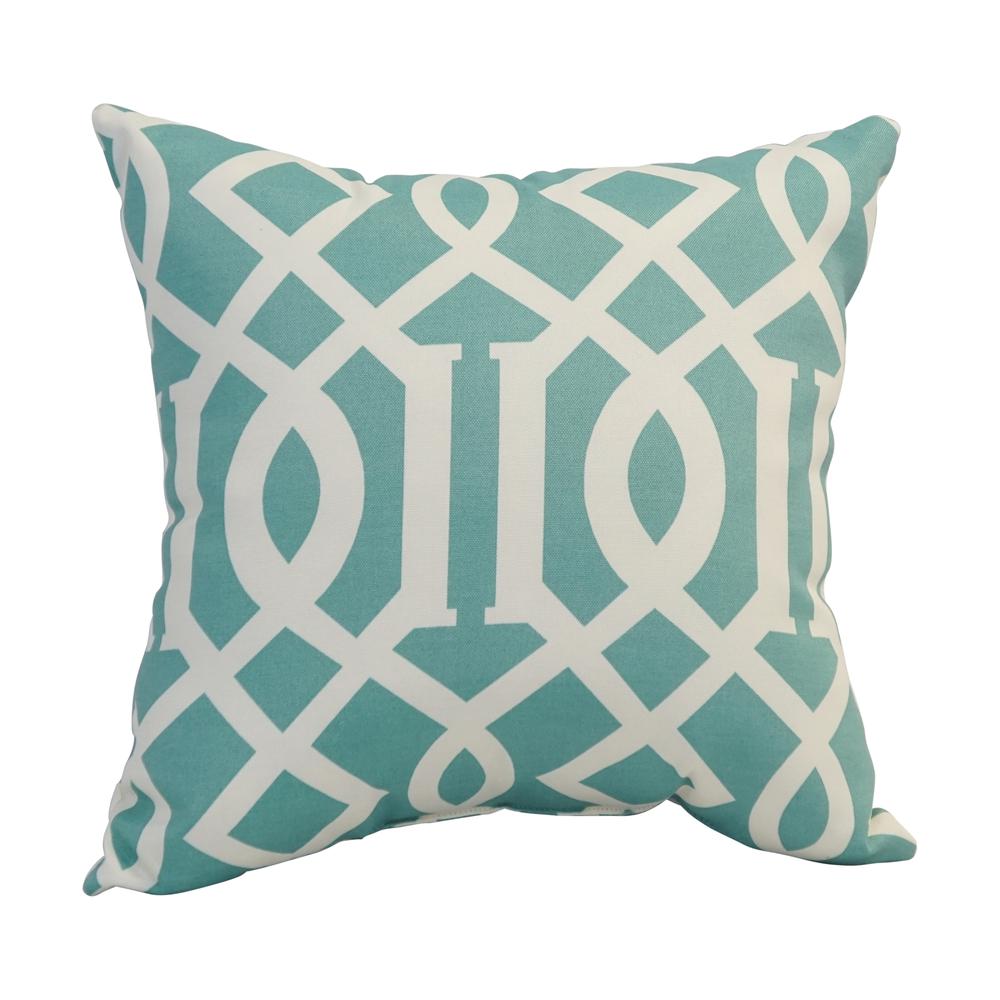 17-inch Square Polyester Outdoor Throw Pillows (Set of 4) 9910-S4-OD-156. Picture 2