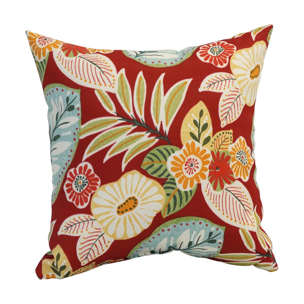 17-inch Square Polyester Outdoor Throw Pillows (Set of 4) 9910-S4-OD-166. Picture 2