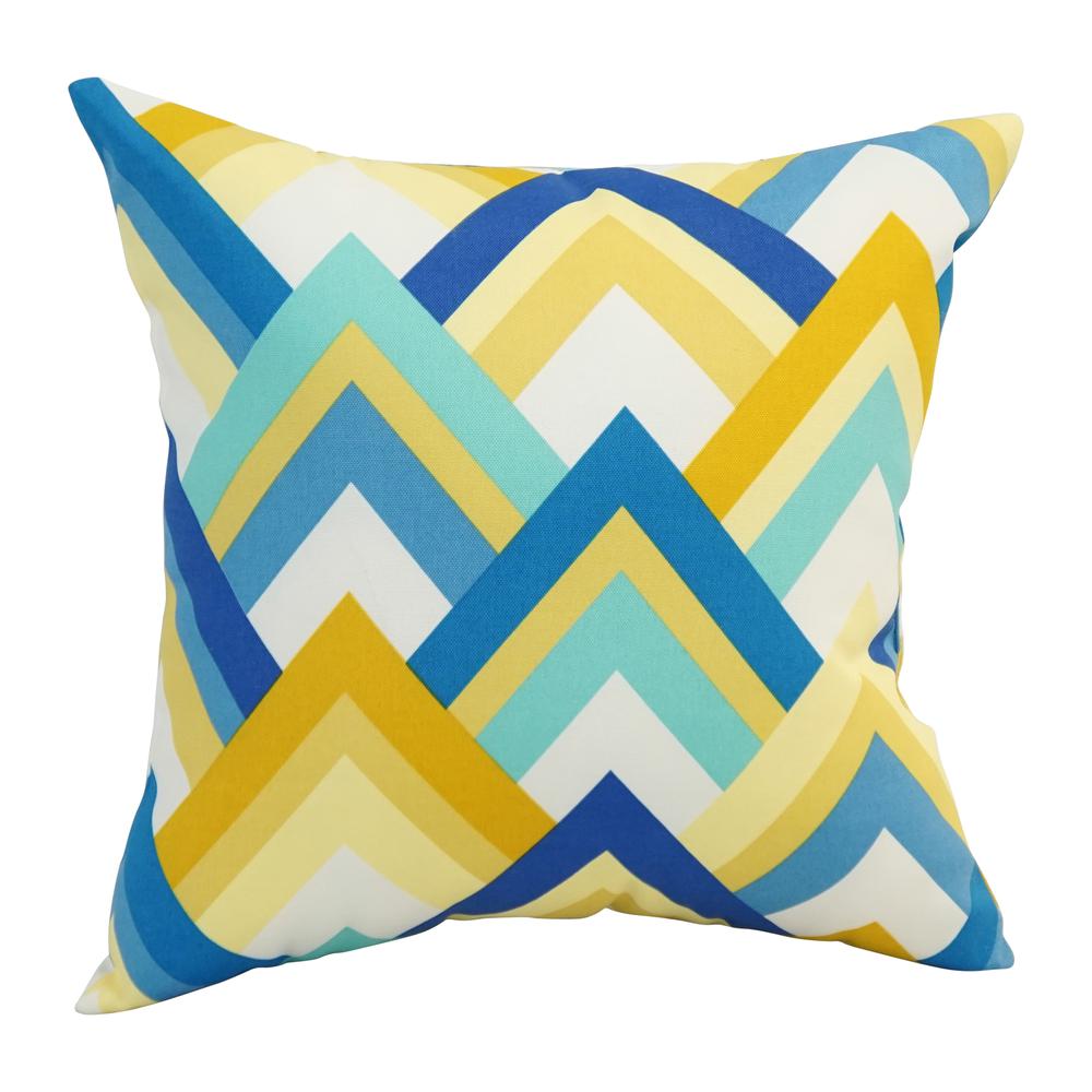 17-inch Square Polyester Outdoor Throw Pillows (Set of 4) 9910-S4-OD-184. Picture 2