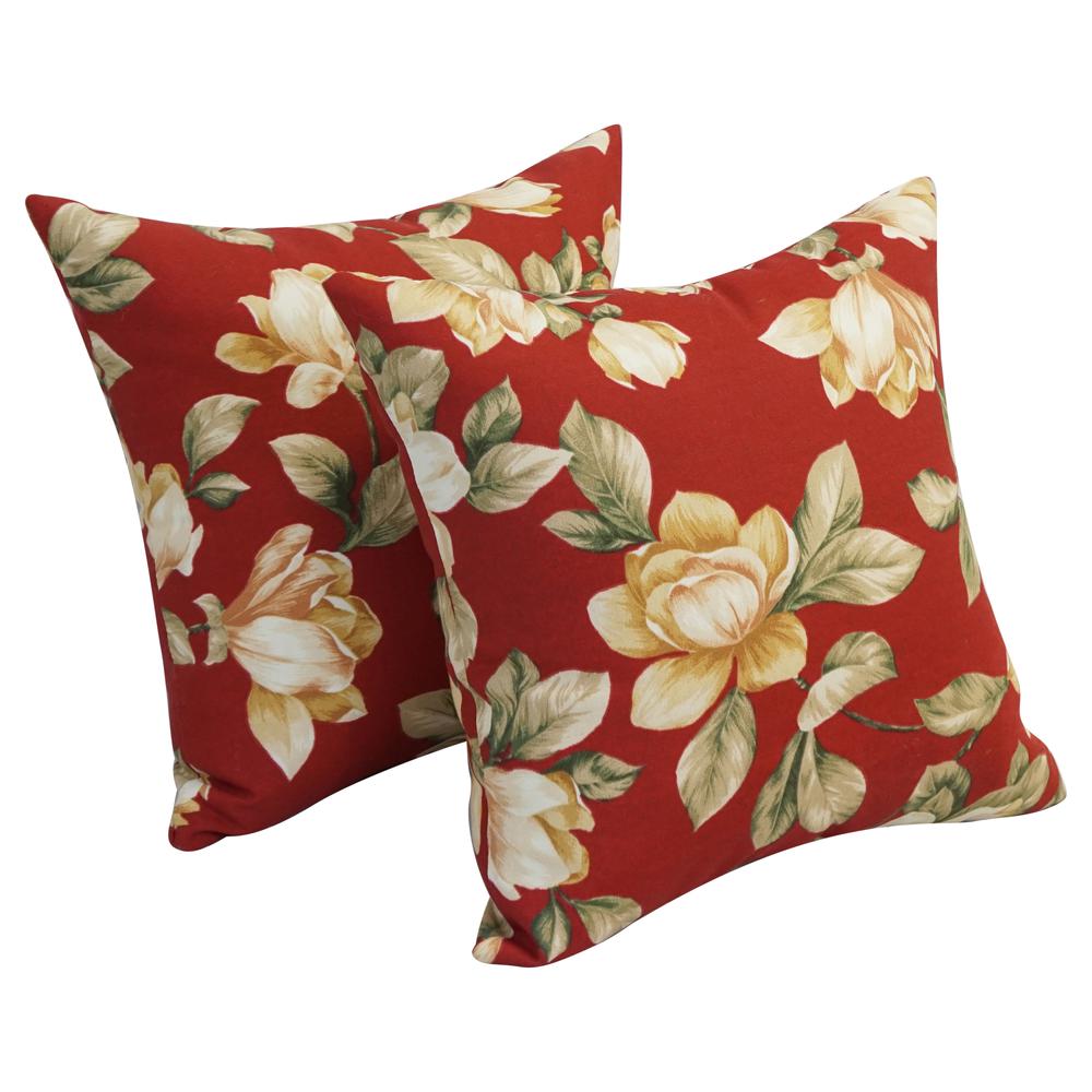 17-inch Square Polyester Outdoor Throw Pillows (Set of 4) 9910-S4-OD-187. Picture 1