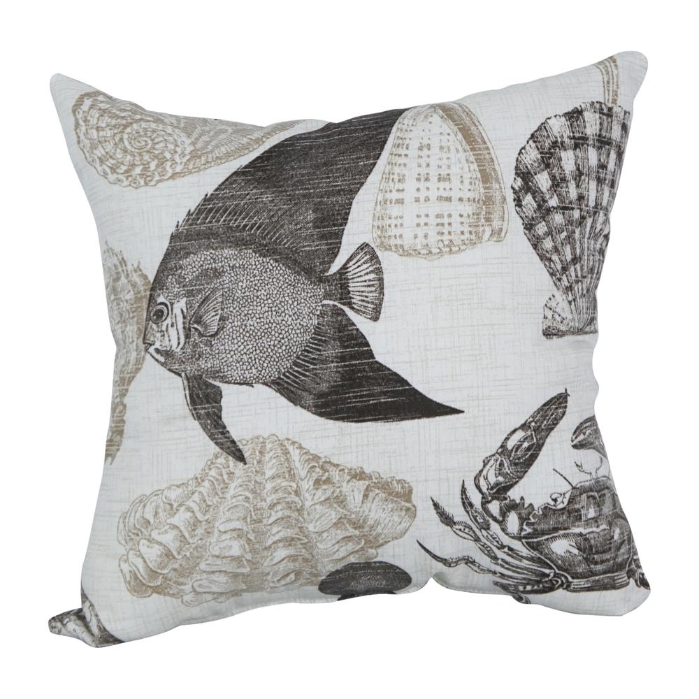 17-inch Square Polyester Outdoor Throw Pillows (Set of 4) 9910-S4-OD-232. Picture 2