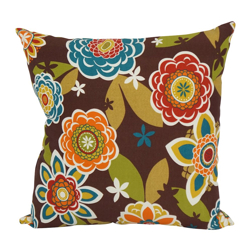 17-inch Square Solid Polyester Outdoor Throw Pillows (Set of 4). Picture 2
