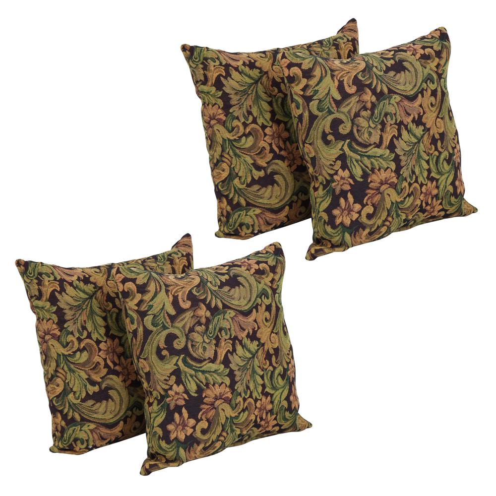 17-inch Tapestry Throw Pillows with Inserts (Set of 4) 9910-S4-ZP-ID-053. Picture 1