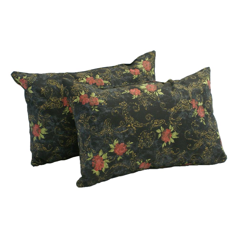12-inch by 20-inch Rectangular Indoor Throw Pillows (Set of 2)  9911-S2-ID-019. Picture 1