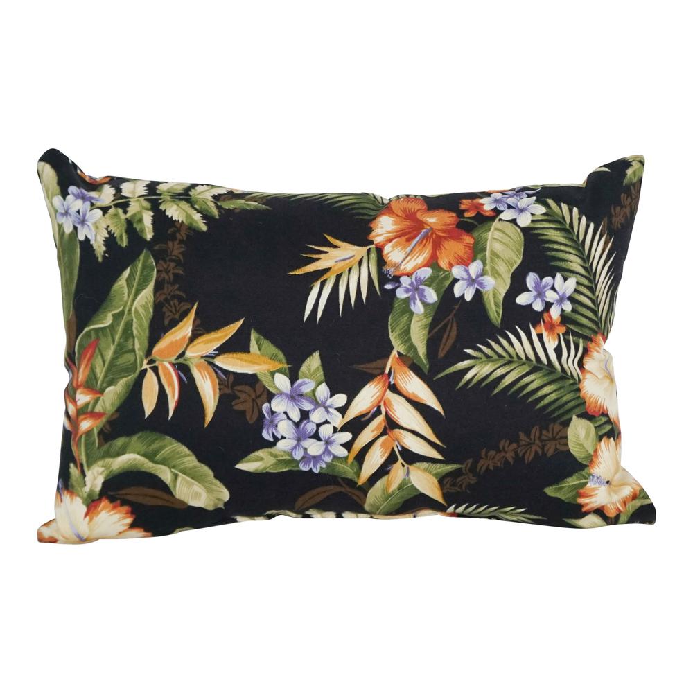 12 x 20-inch Rectangular Spun Poly Throw Pillows (Set of 2)  9911-S2-REO-12. Picture 2