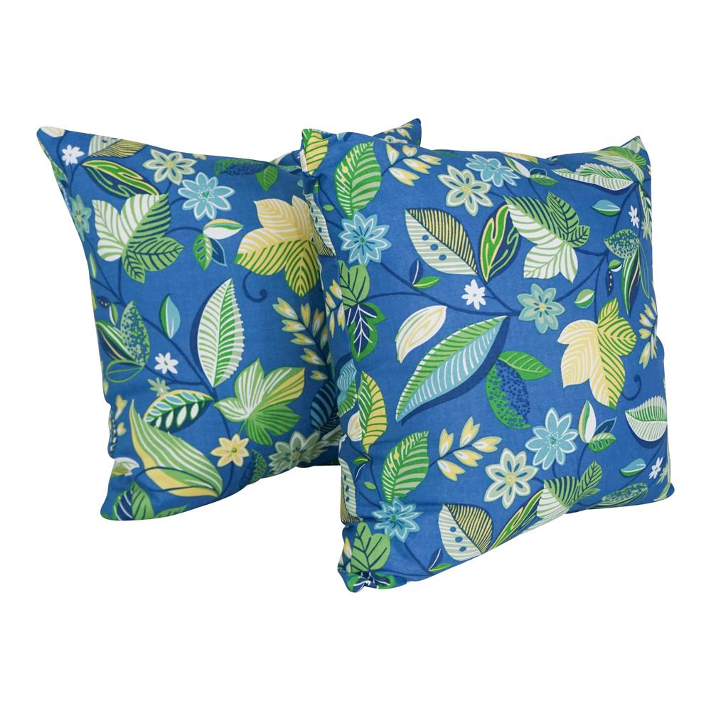 Outdoor Patterned Spun Polyester 25-inch Jumbo Throw Pillows (Set of 2) 9913-S2-REO-28. Picture 1