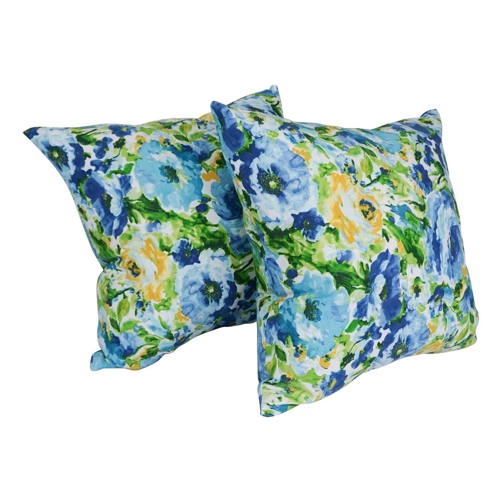 Outdoor Patterned Spun Polyester 25-inch Jumbo Throw Pillows (Set of 2) 9913-S2-REO-65. Picture 1