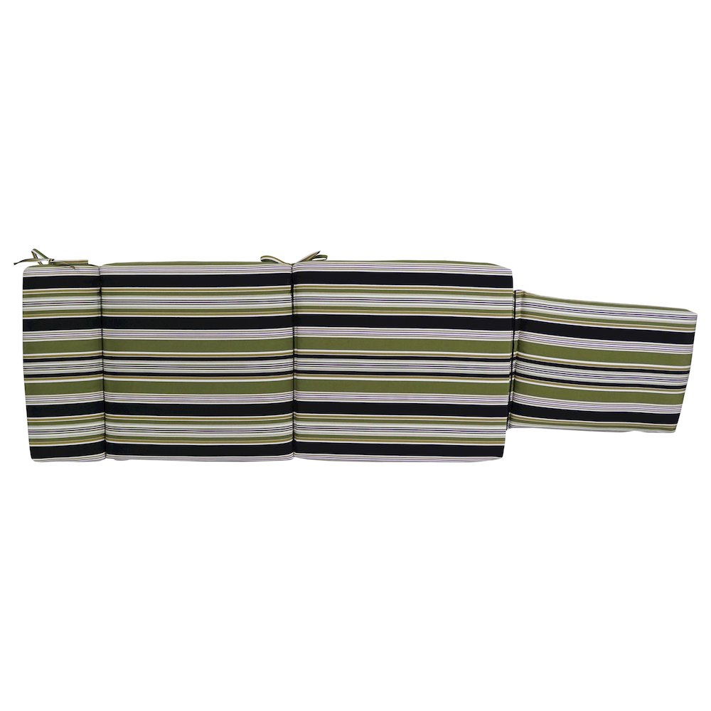 Steamer Deck Outdoor Lounger Cushion. Picture 2
