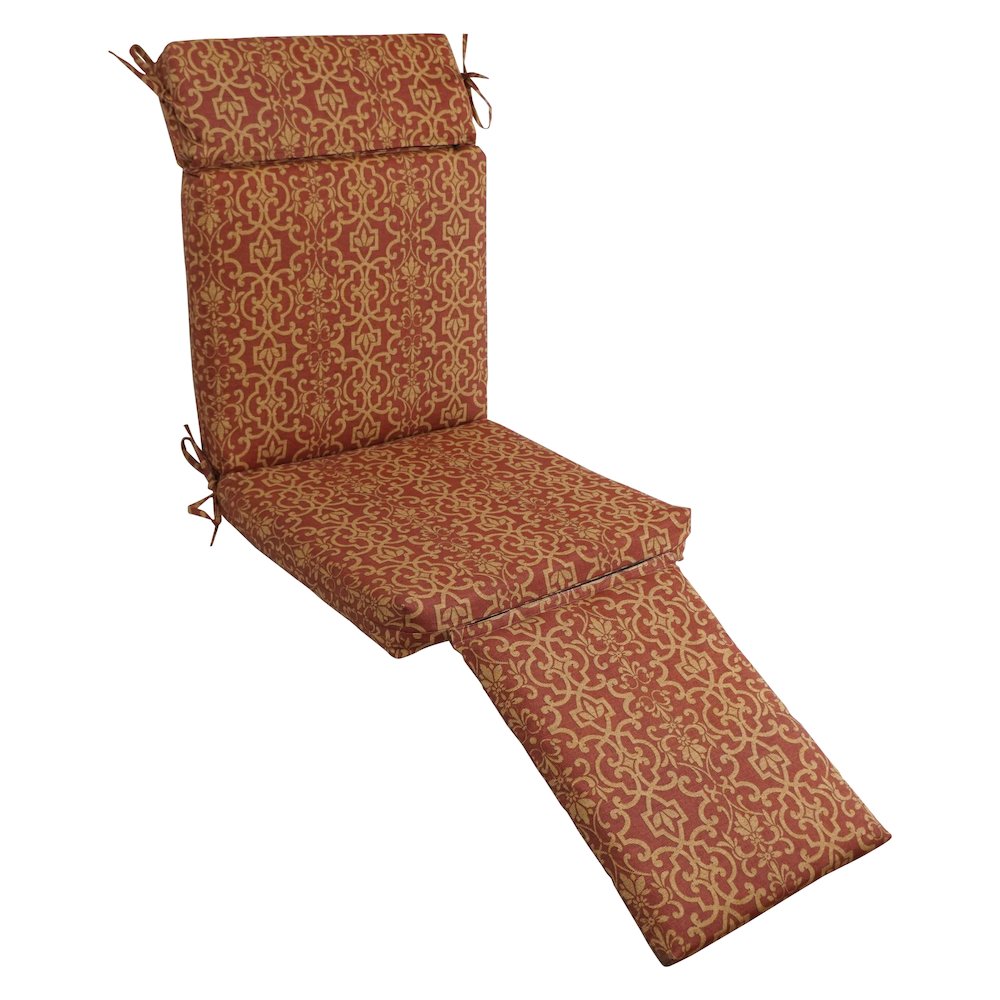 Steamer Deck Outdoor Lounger Cushion. Picture 1