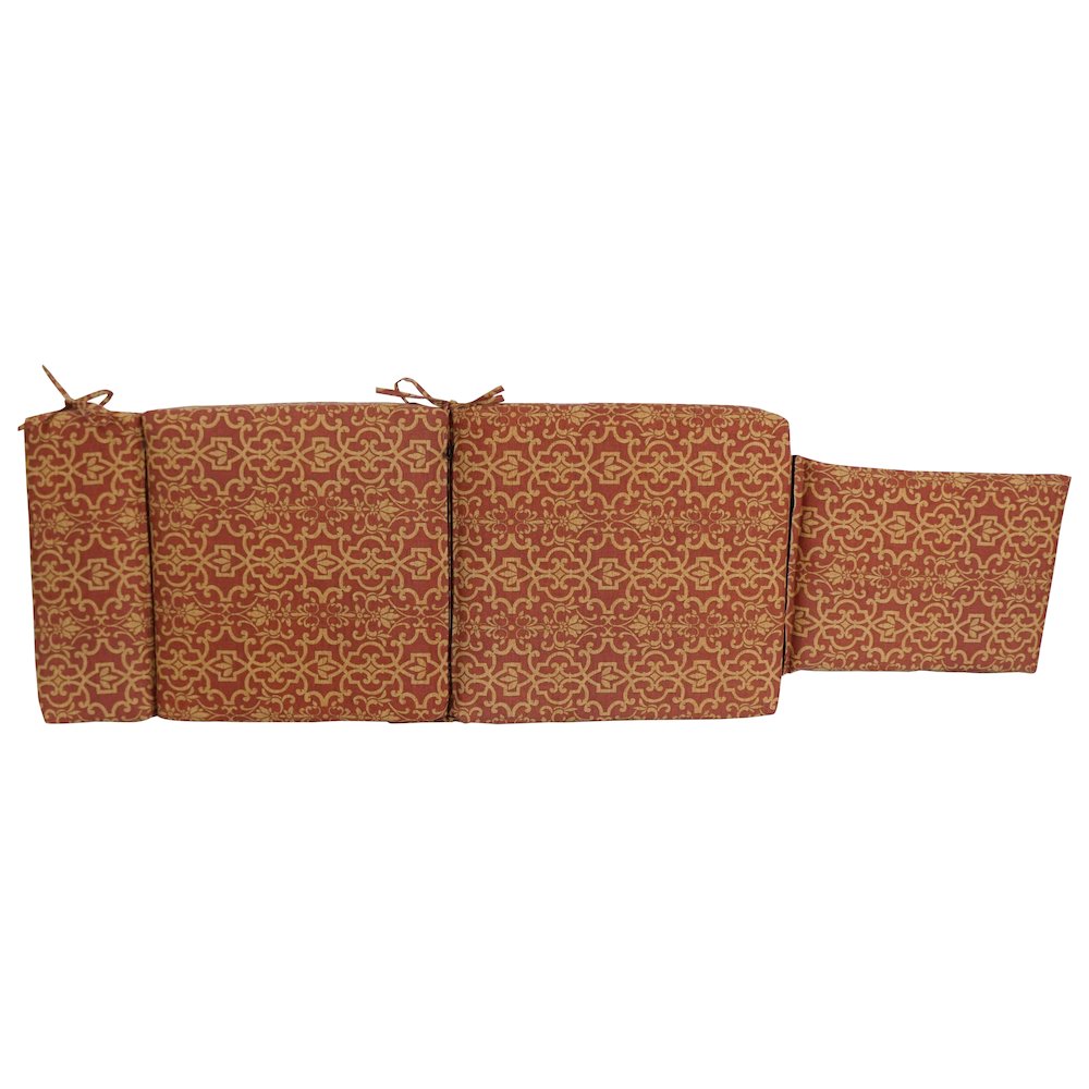Steamer Deck Outdoor Lounger Cushion. Picture 2