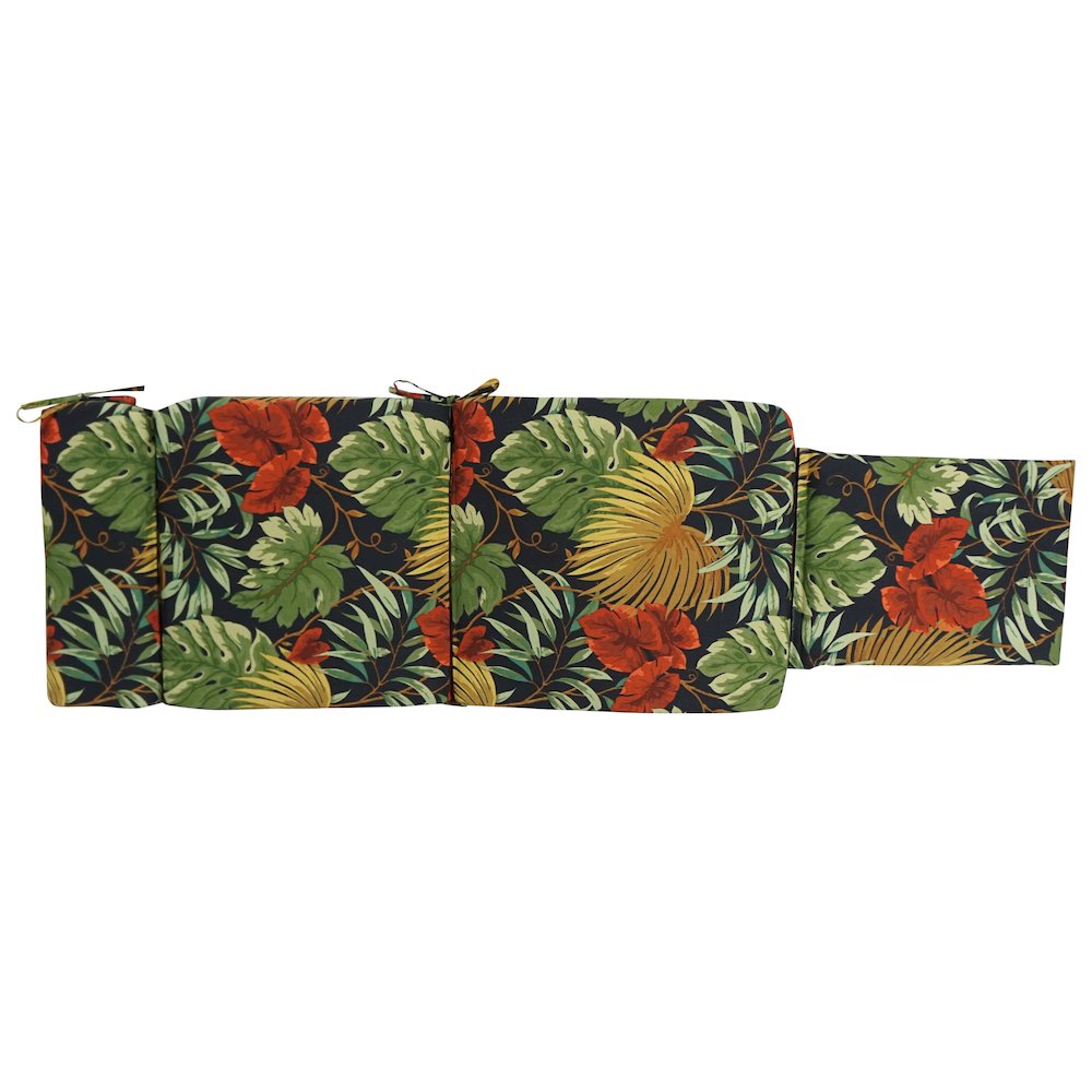 Steamer Deck Outdoor Lounger Cushion. Picture 2