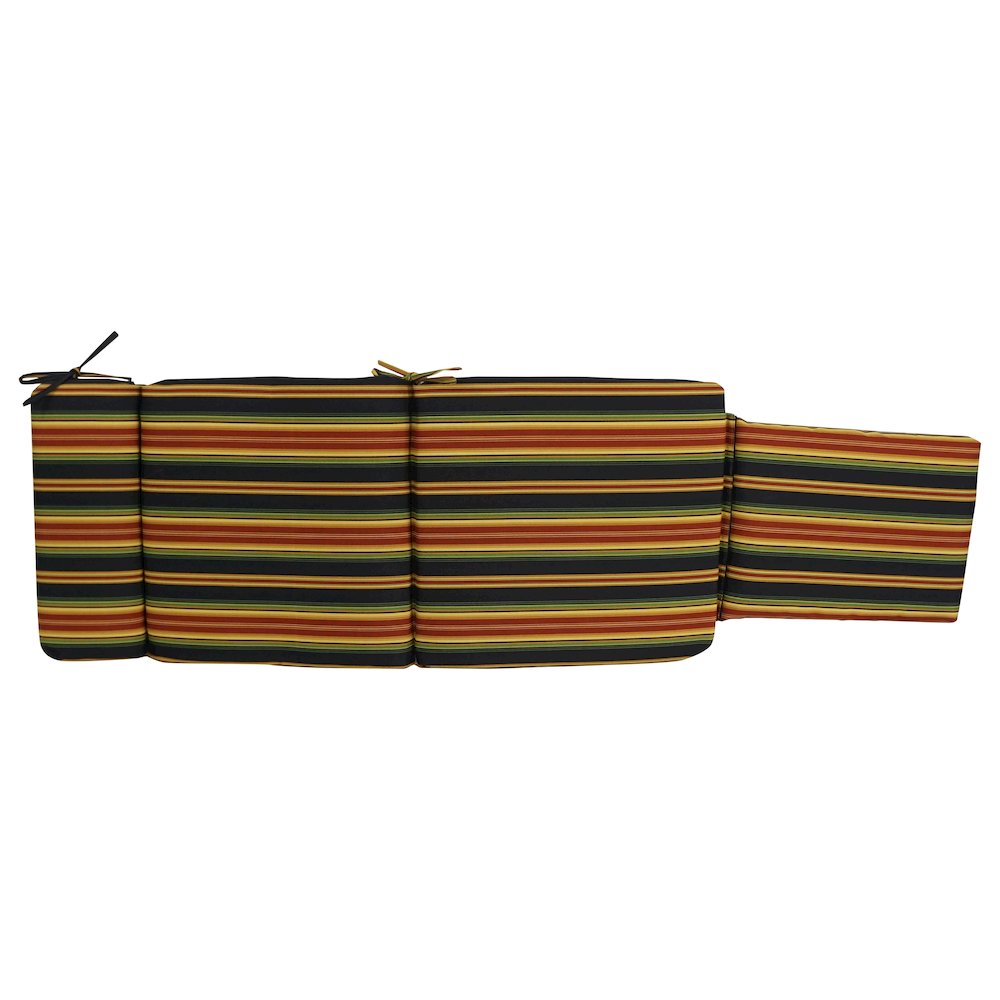 Steamer Deck Outdoor Lounger Cushion. Picture 2