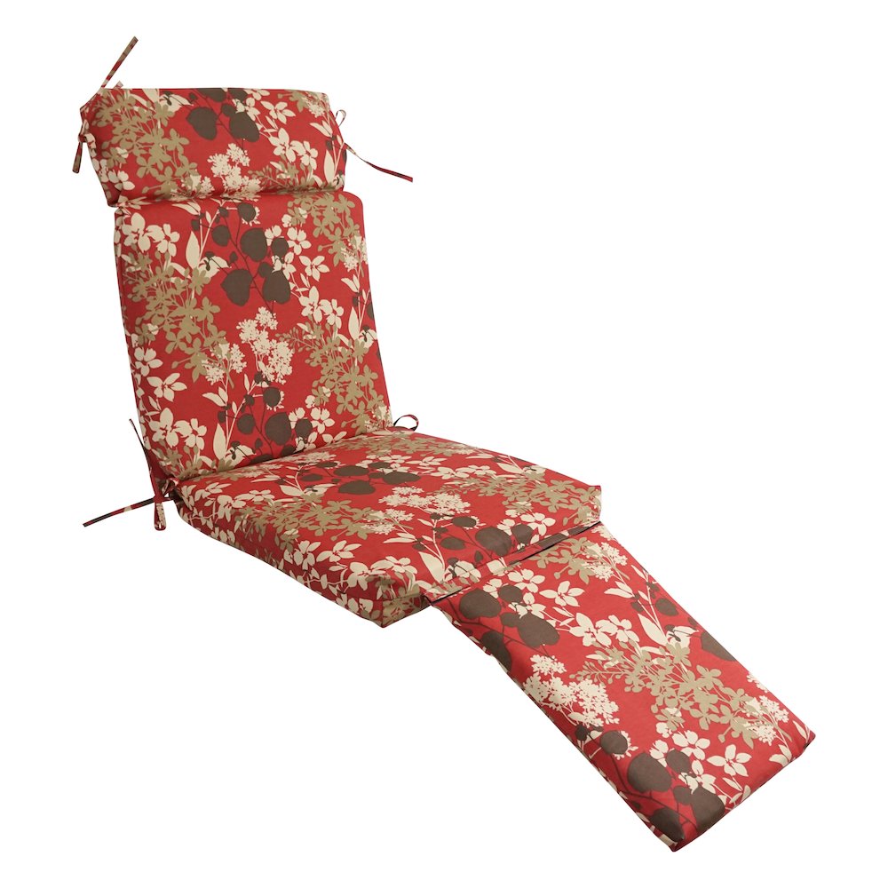 Steamer Deck Outdoor Lounger Cushion. Picture 1