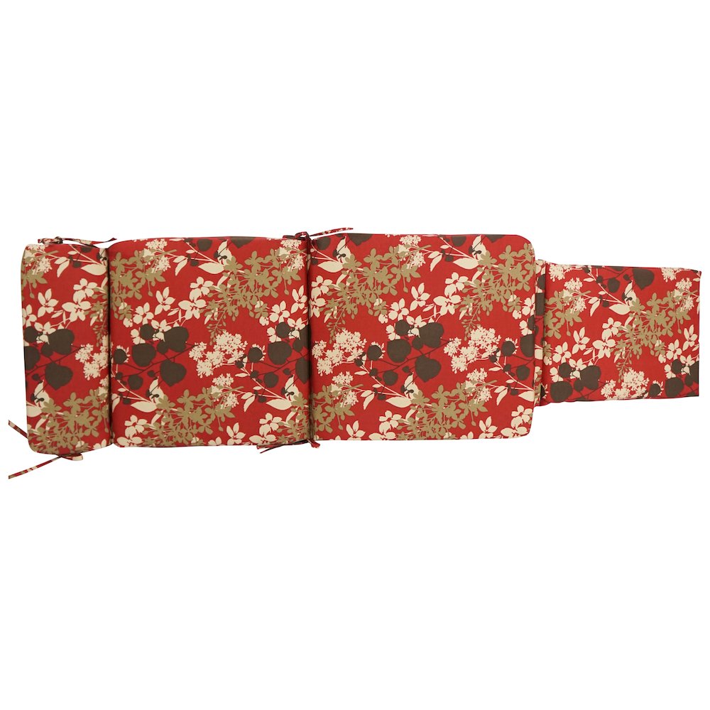 Steamer Deck Outdoor Lounger Cushion. Picture 2