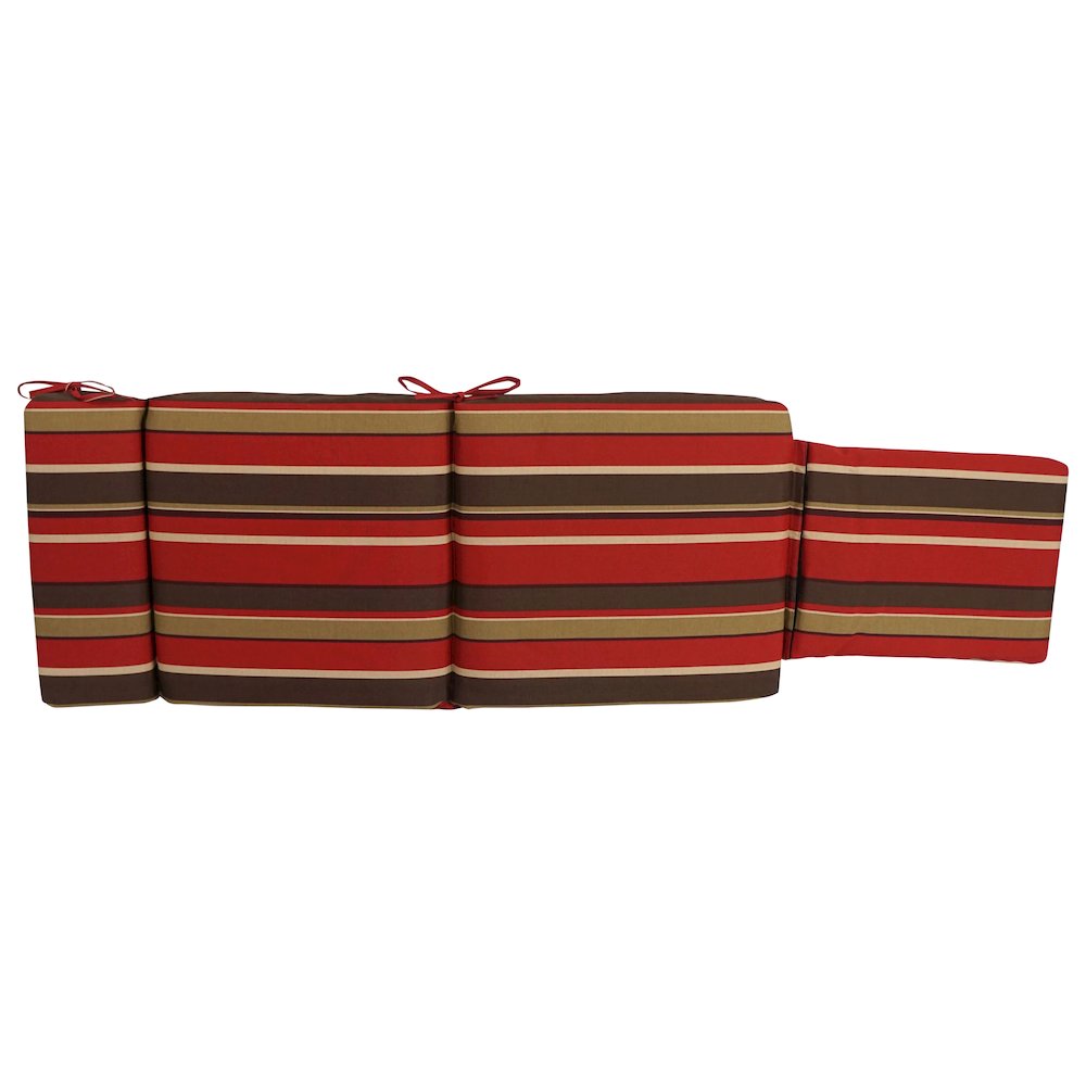 Steamer Deck Outdoor Lounger Cushion. Picture 2