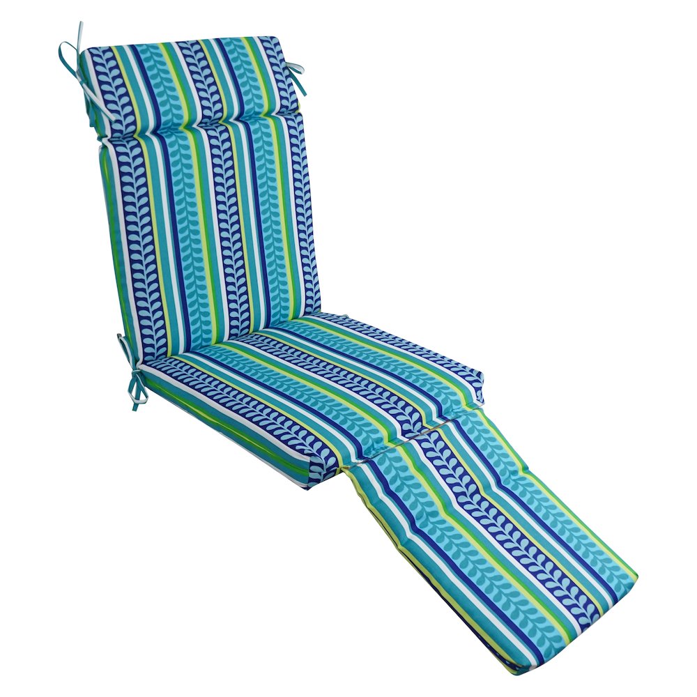 Steamer Deck Outdoor Lounger Cushion. Picture 1
