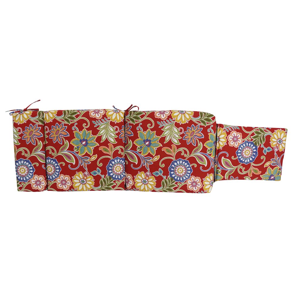 Steamer Deck Outdoor Lounger Cushion. Picture 2