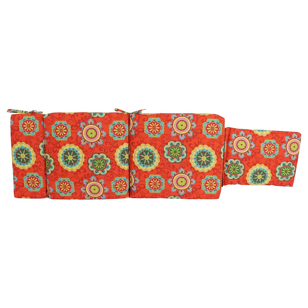 Steamer Deck Outdoor Lounger Cushion. Picture 2