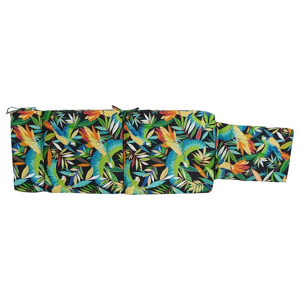 Steamer Deck Outdoor Lounger Cushion. Picture 2