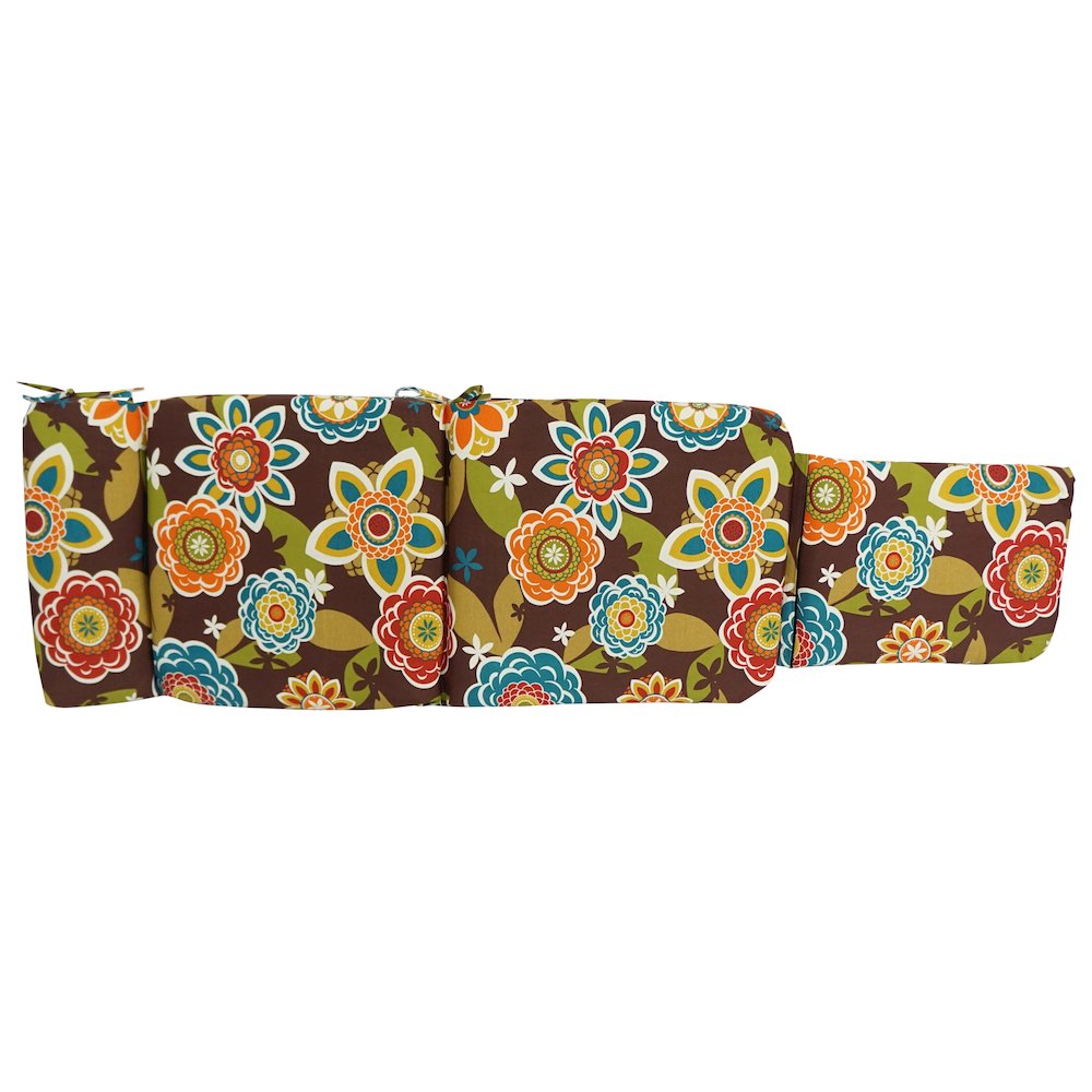 Steamer Deck Outdoor Lounger Cushion. Picture 2