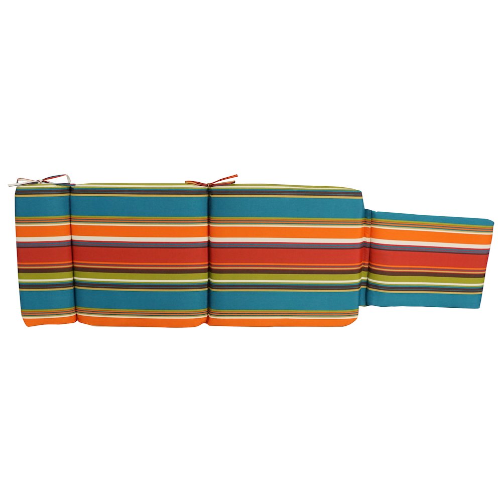 Steamer Deck Outdoor Lounger Cushion. Picture 2