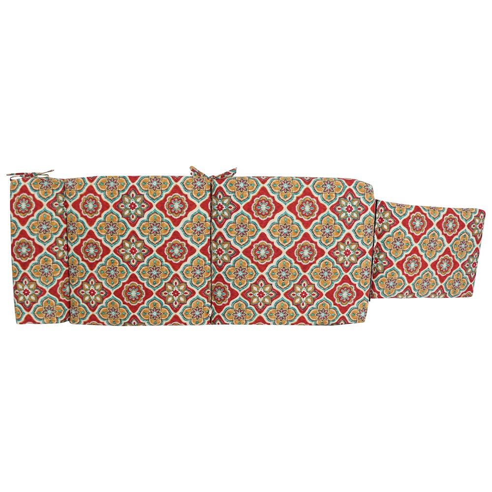 Steamer Deck Outdoor Lounger Cushion. Picture 2