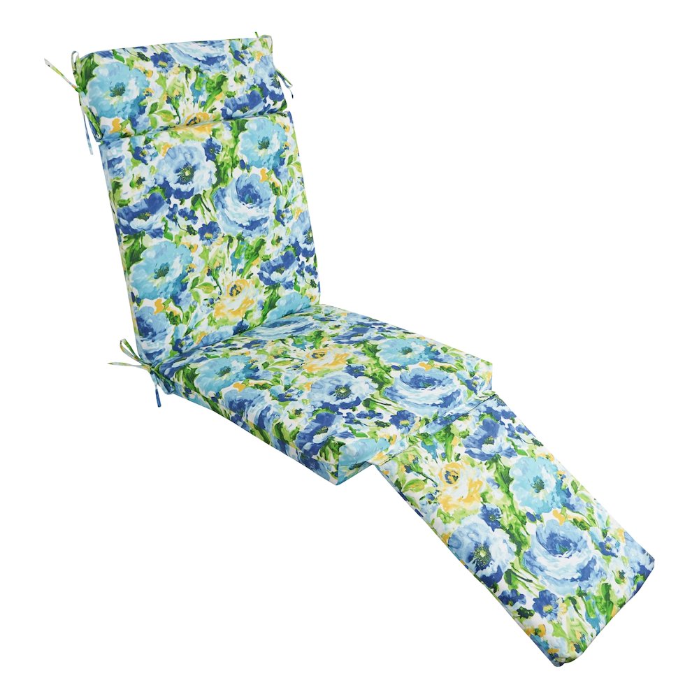Steamer Deck Outdoor Lounger Cushion. Picture 1