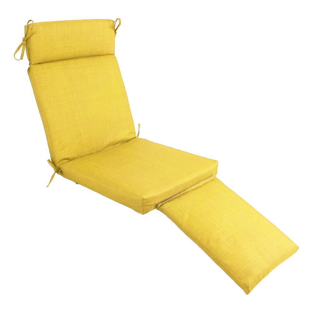 All-weather Outdoor Steamer Deck Lounger Cushion. Picture 1