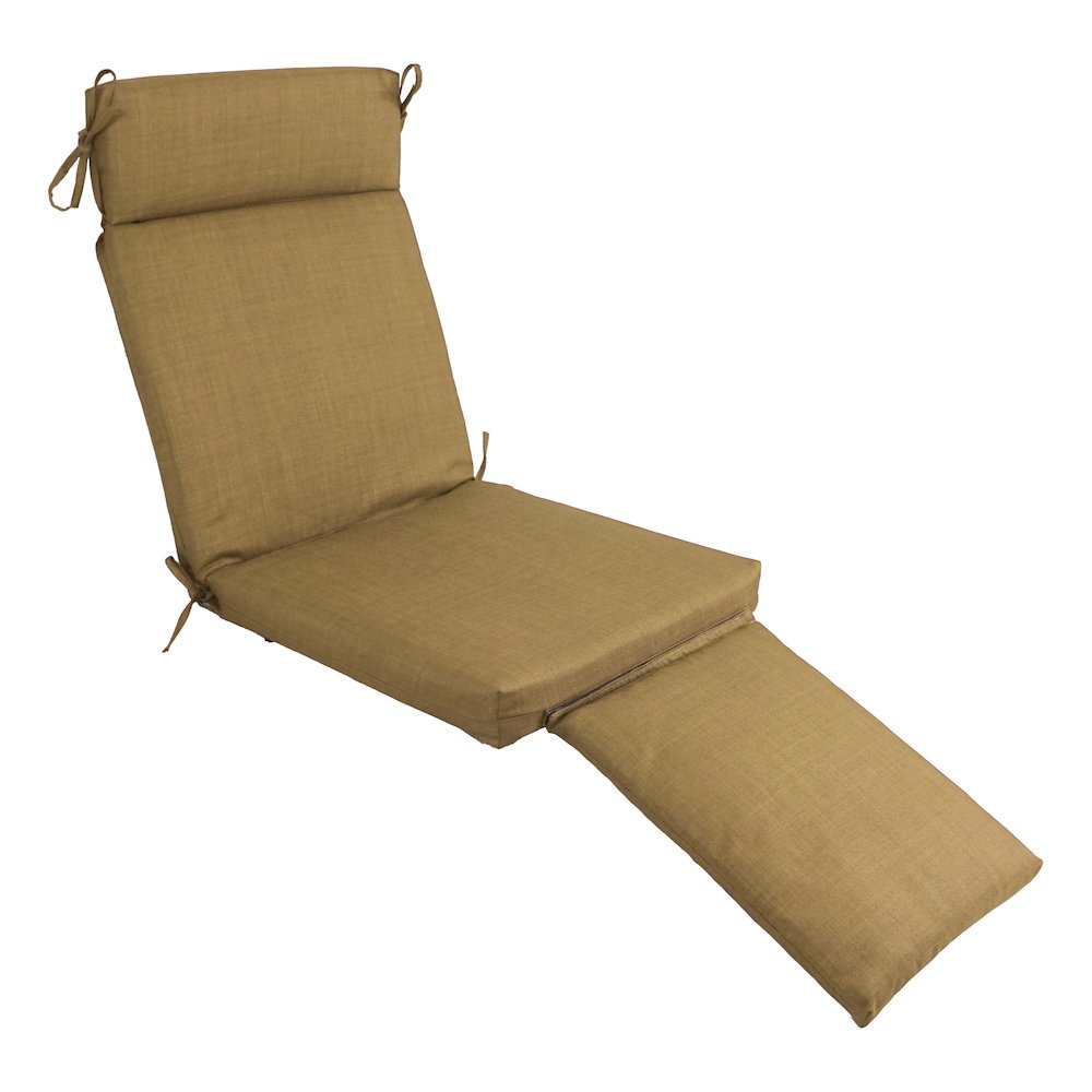 All-weather Outdoor Steamer Deck Lounger Cushion. Picture 1