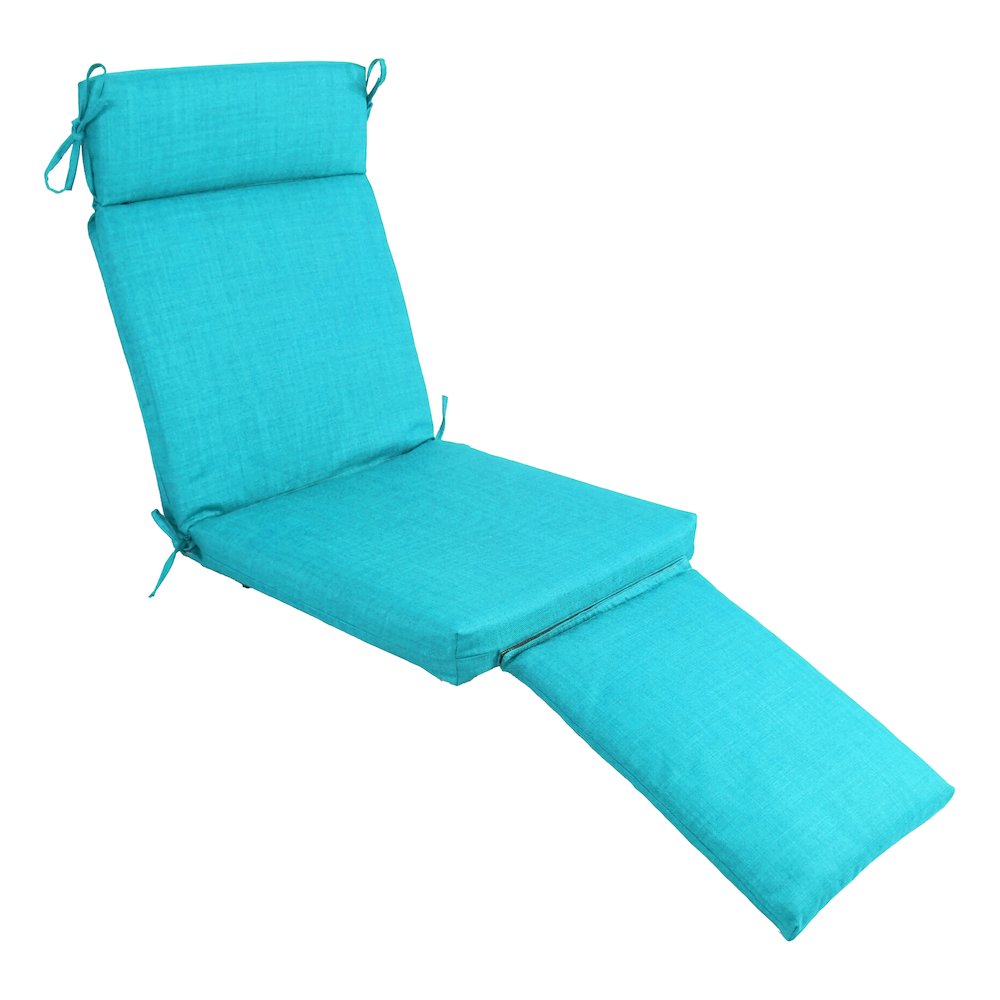 All-weather Outdoor Steamer Deck Lounger Cushion. Picture 1