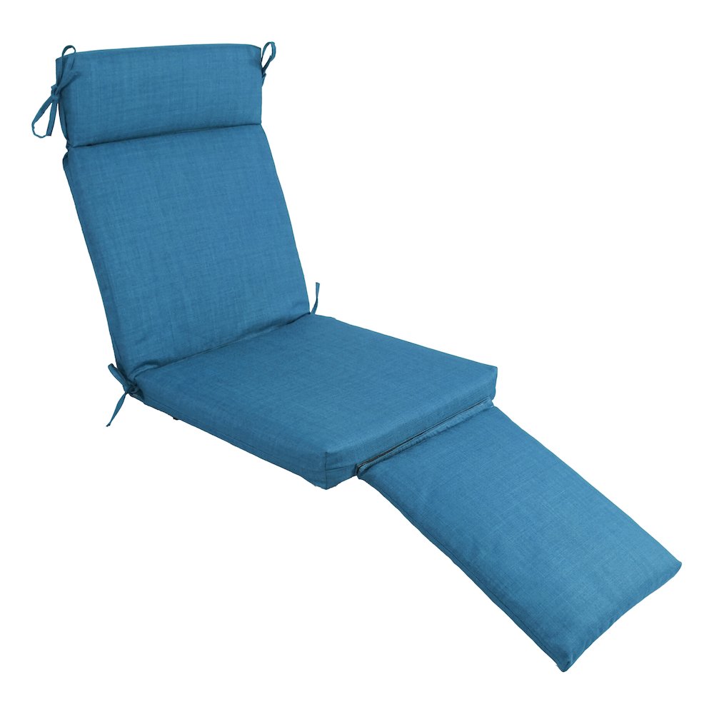 All-weather Outdoor Steamer Deck Lounger Cushion. Picture 1