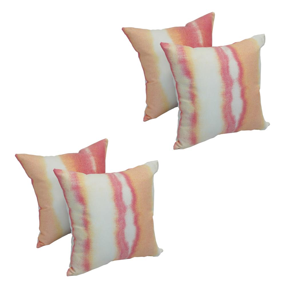 Spun Polyester 17-inch Outdoor Throw Pillows (Set of 4)  CO-JO17-09-S4. Picture 1
