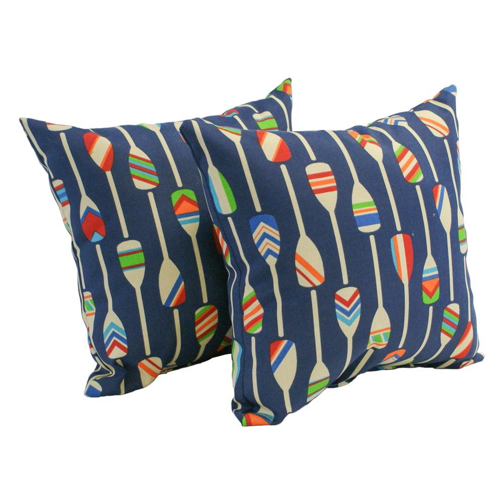 Spun Polyester 17-inch Outdoor Throw Pillows (Set of 2) CO-JO18-09-S2. Picture 1