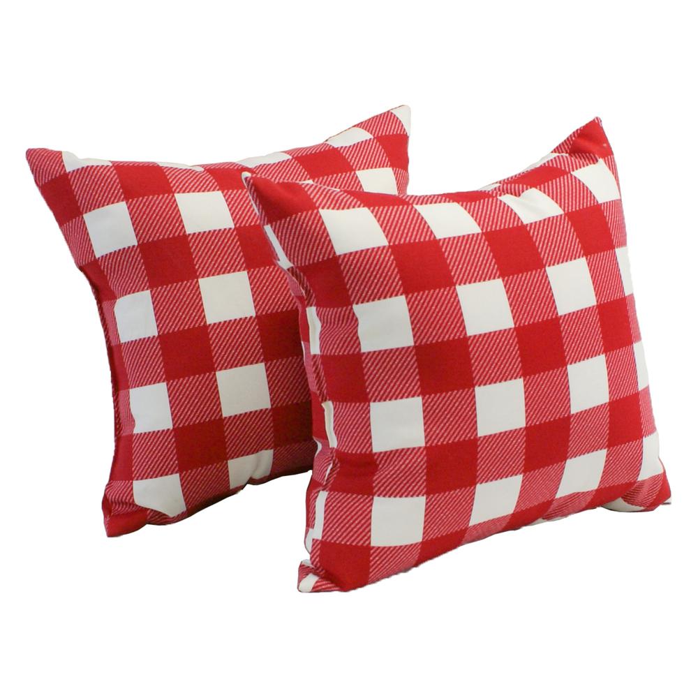 Spun Polyester 17-inch Outdoor Throw Pillows (Set of 2) CO-JO18-14-S2. Picture 1