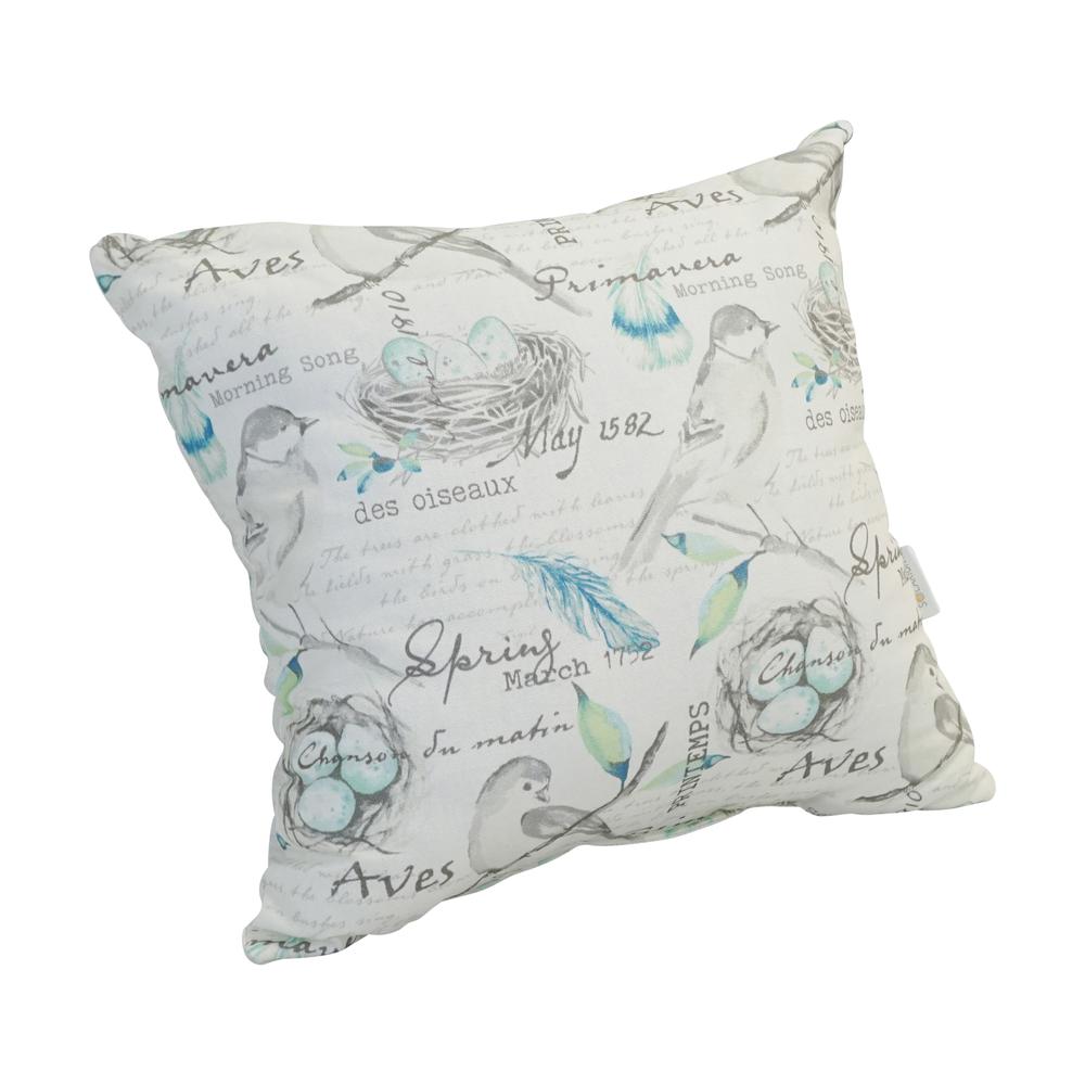 Spun Polyester 17-inch Double-sided Outdoor Throw Pillows (Set of 2) CO-JO18-DS-02-S2. Picture 1