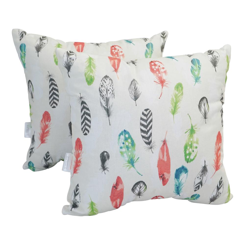 Spun Polyester 17-inch Double-sided Outdoor Throw Pillows (Set of 2) CO-JO18-DS-04-S2. Picture 4