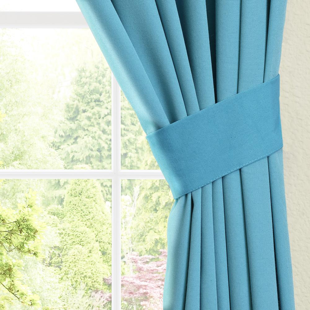 Blazing Needles 108-inch by 52-inch Twill Curtain Panels (Set of 2). Picture 2