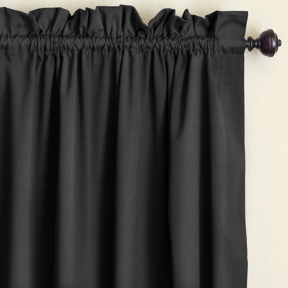 Blazing Needles 108-inch by 52-inch Twill Curtain Panels (Set of 2). Picture 3