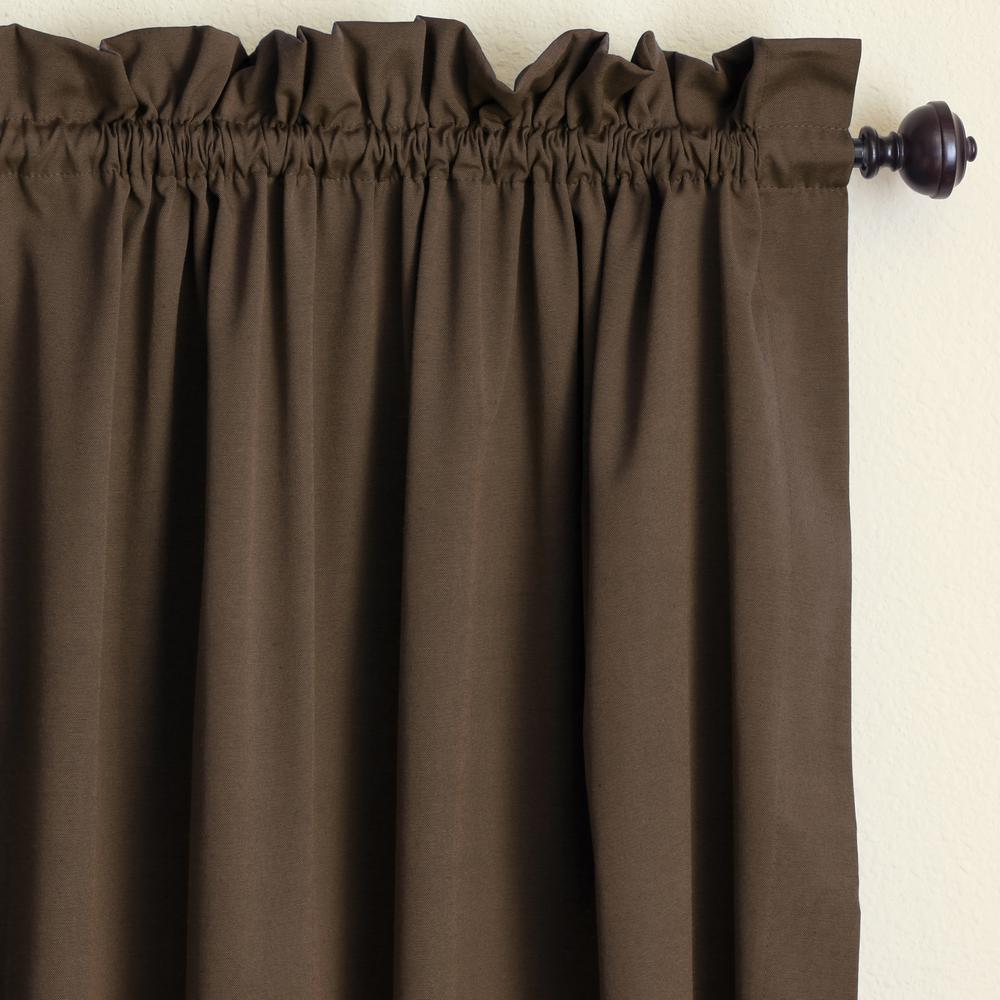 Blazing Needles 108-inch by 52-inch Twill Curtain Panels (Set of 2). Picture 3