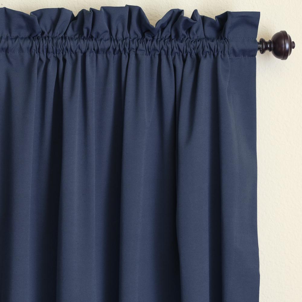 Blazing Needles 108-inch by 52-inch Twill Curtain Panels (Set of 2). Picture 3