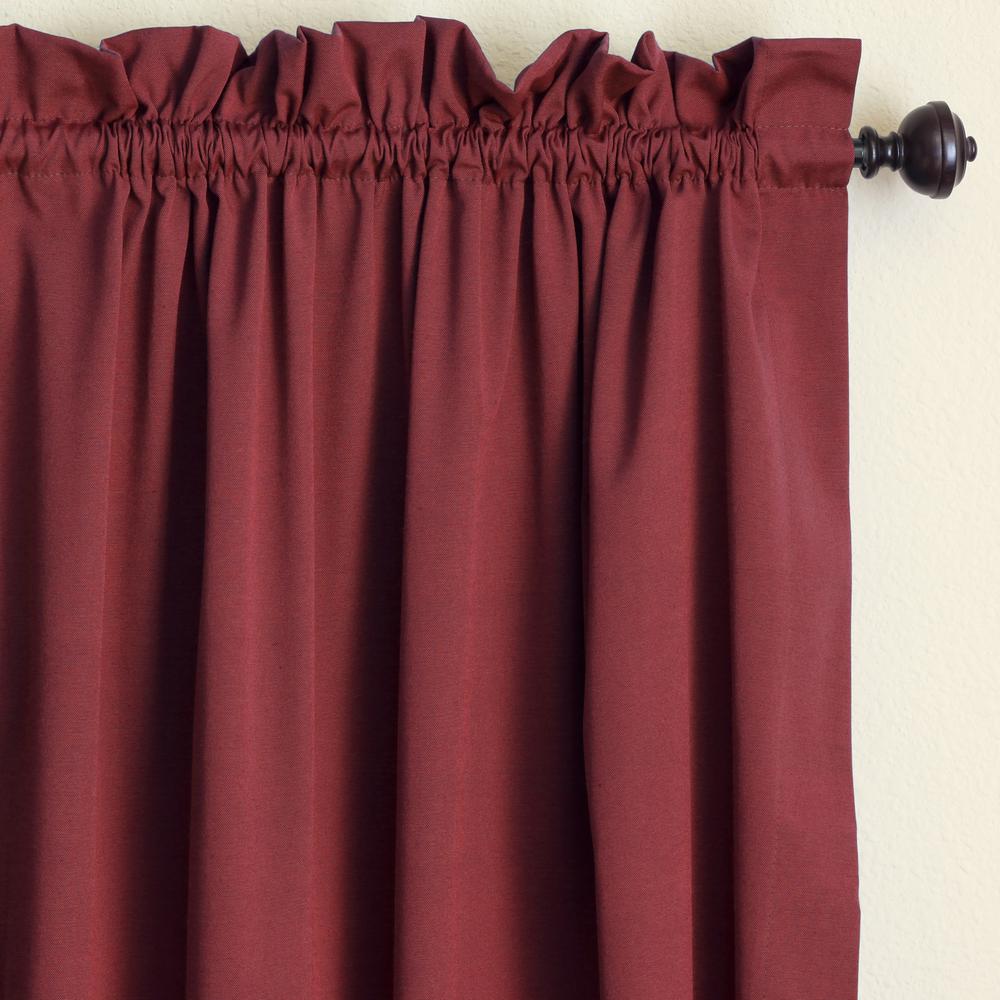 Blazing Needles 108-inch by 52-inch Twill Curtain Panels (Set of 2). Picture 3