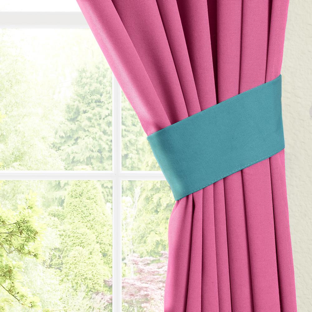 Blazing Needles 63-inch by 52-inch Twill Insulated Blackout Two-Tone Reversible Curtain Panels (Set of 2). Picture 5