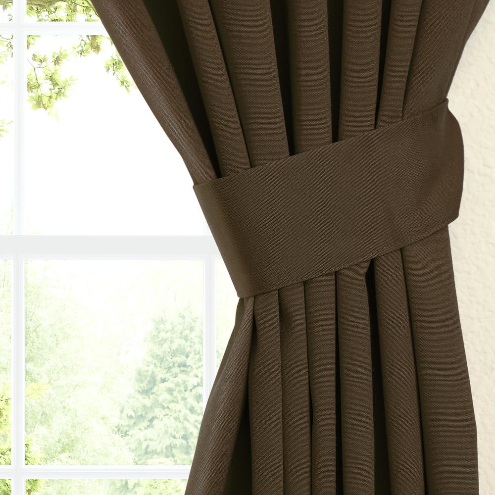 Blazing Needles 63-inch by 52-inch Twill Curtain Panels (Set of 2). Picture 1