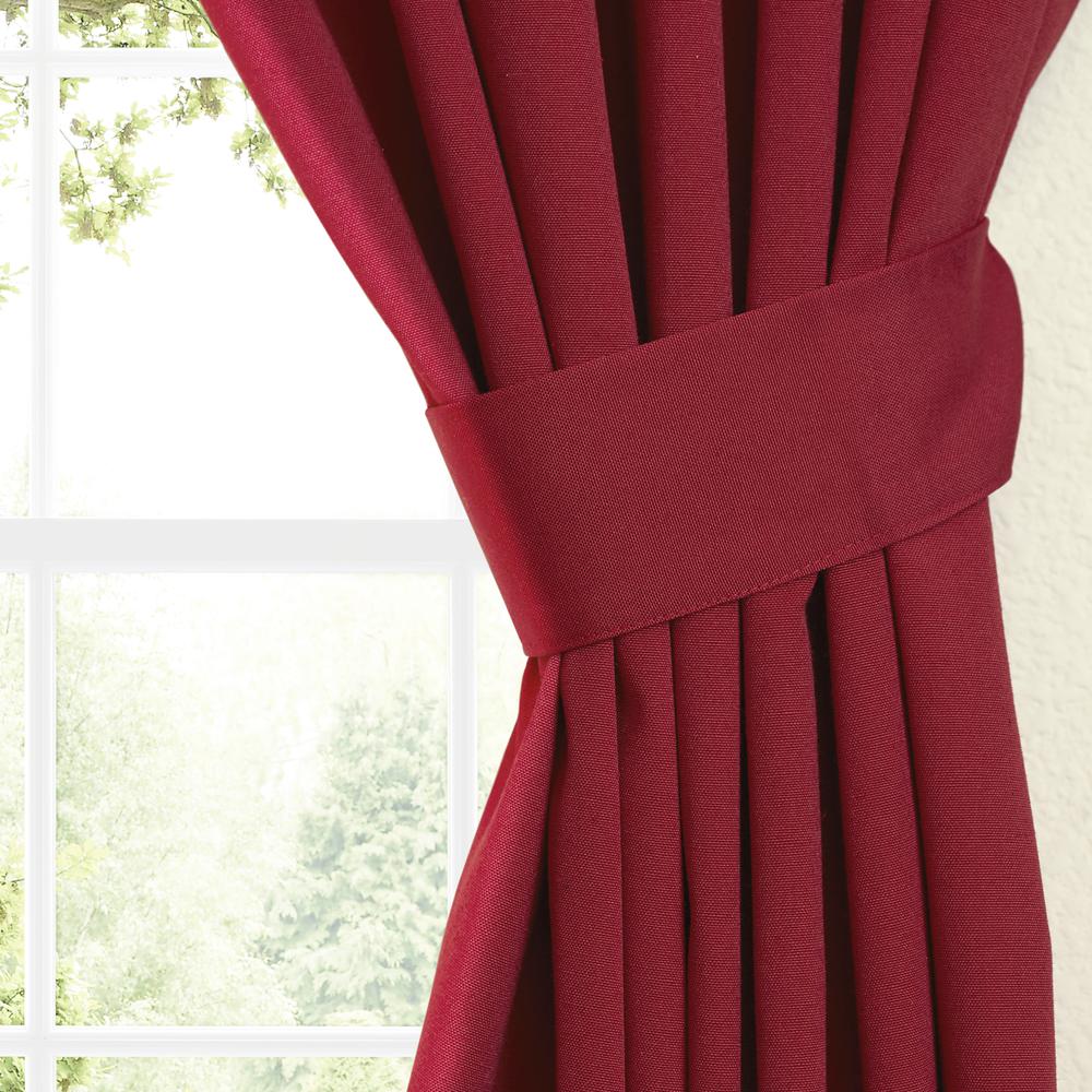 Blazing Needles 63-inch by 52-inch Twill Curtain Panels (Set of 2). Picture 2