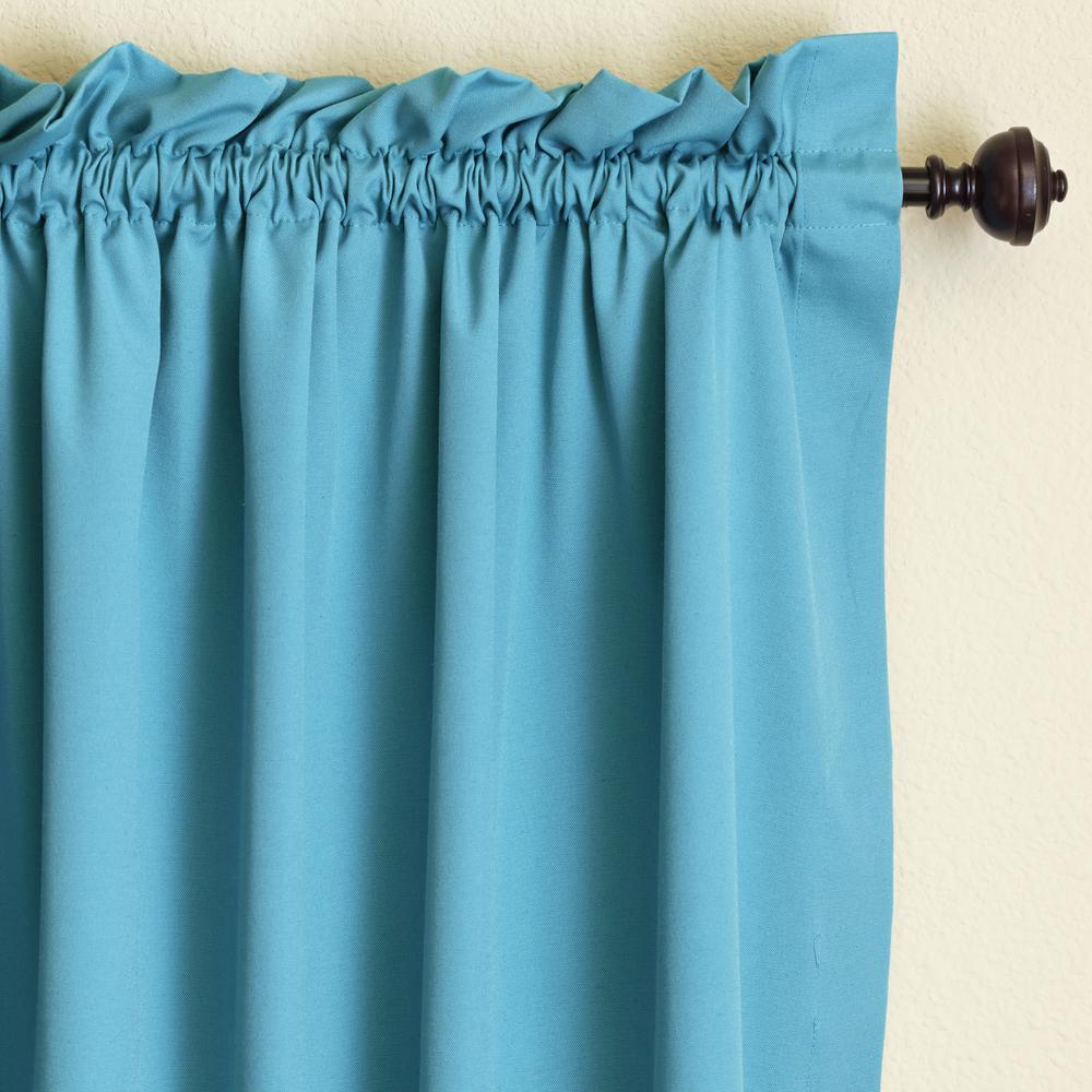 Blazing Needles 84-inch by 52-inch Twill Curtain Panels (Set of 2). Picture 3